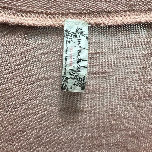 Free People So Dramatic Long Bell Sleeve Blouse in Pink - Picture 4 of 6